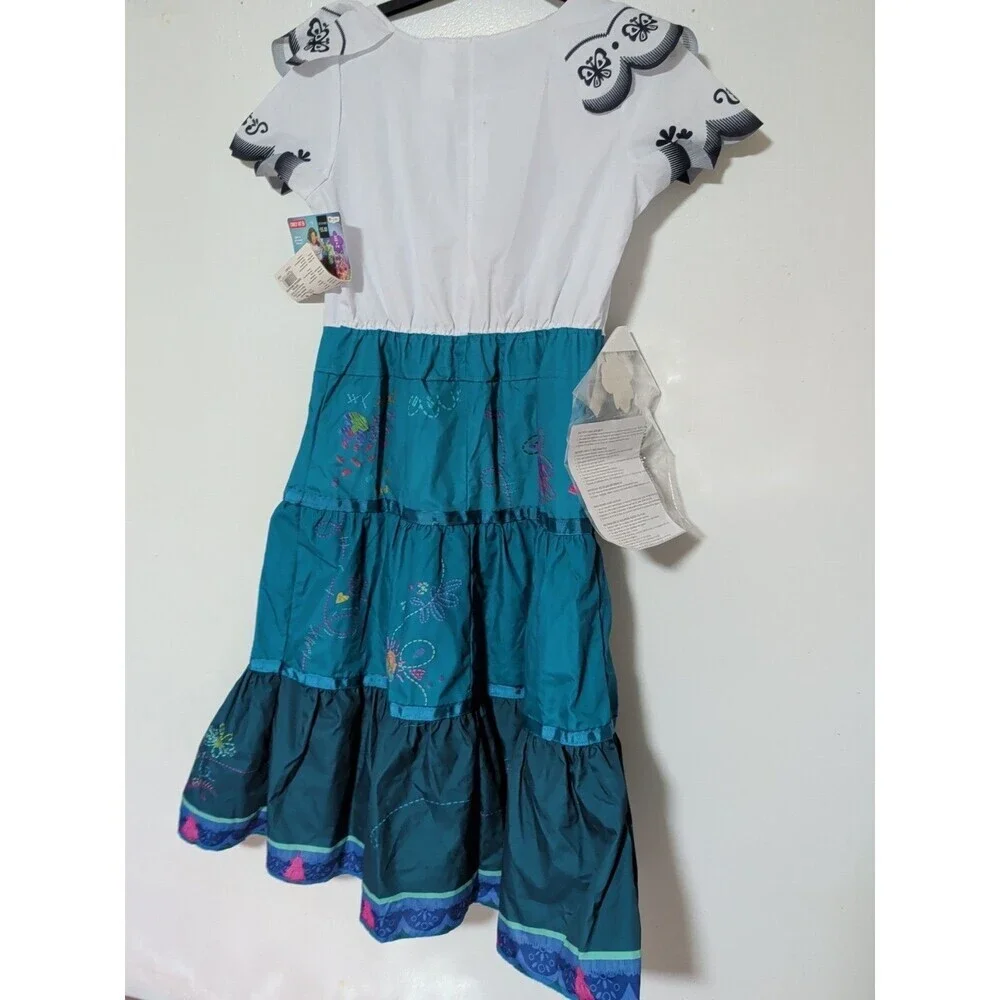 Disney Mirabel Encanto Halloween Costume Dress Size 7/8  Deluxe Child Costume